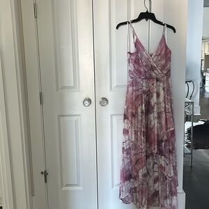 Lulus size small waterfall hemline dress